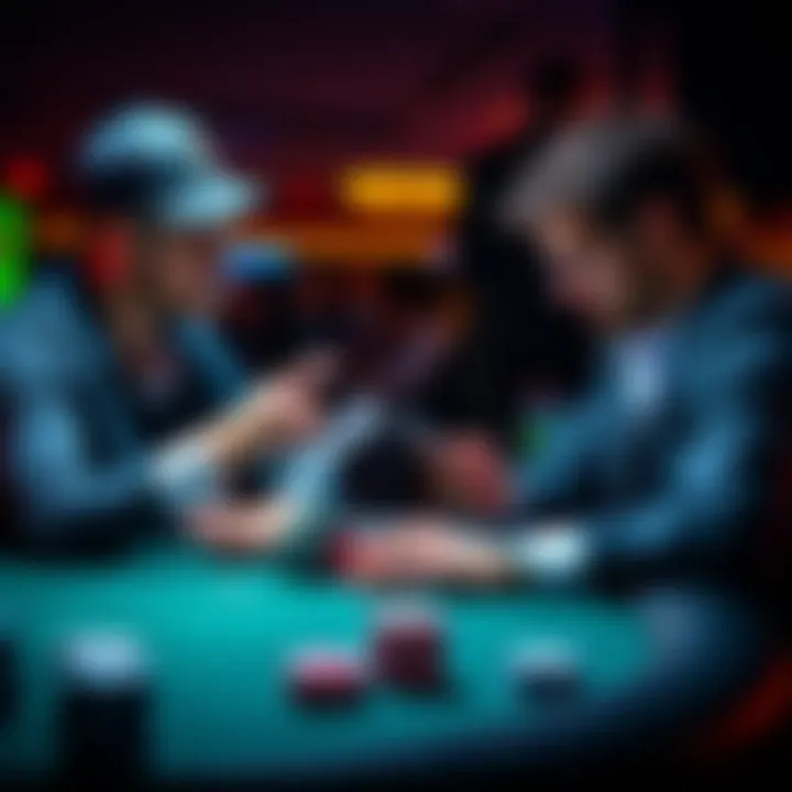 Two poker players discussing a 1/3NL hand, focusing on strategies and decision-making