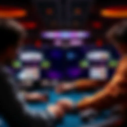 A player analyzing poker hands at both 9-handed and 6-max tables online