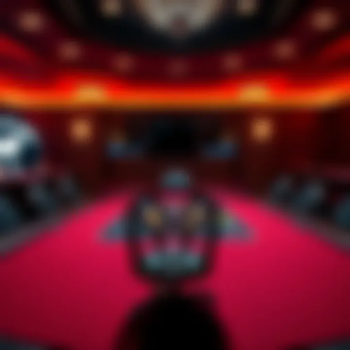 An empty chair at a poker table in Aria Poker Room, symbolizing a player who has given up their game.