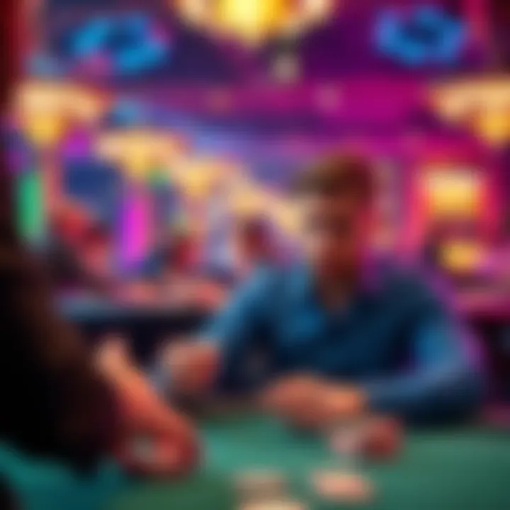 A poker table scene showing a frustrated player expressing discontent about one-time hands rule.