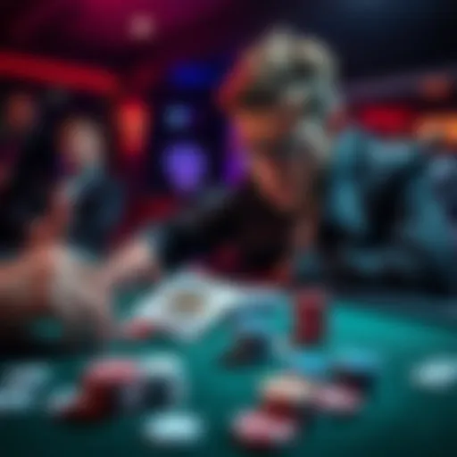 Poker Tips for Beginners A beginner learning poker strategies with cards and chips on the table