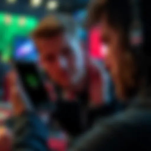 A frustrated player looking at a locked Pokerstars account on their iPhone, showing a support contact message on the screen.