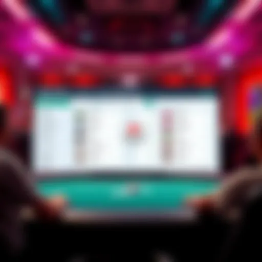 A screenshot showing the new Pokerstars interface on FanDuel, highlighting tournament options