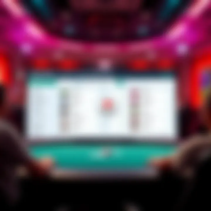 A screenshot showing the new Pokerstars interface on FanDuel, highlighting tournament options