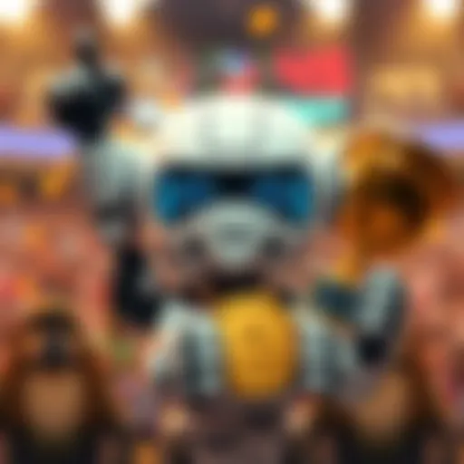 PongBot holding a trophy after winning a 9-0 gaming match