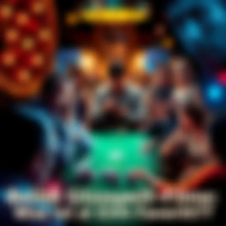 Collage of scenes from famous gambling movies including poker and casino games