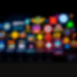 A collage of various online casino logos and games, including slot machines and card games