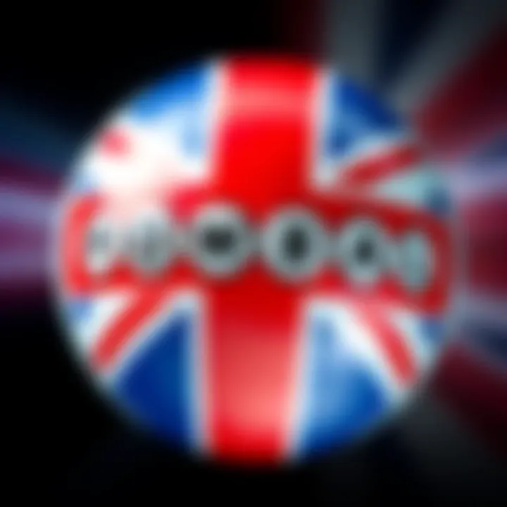 A Powerball lottery ticket featuring the British flag, symbolizing the upcoming expansion into the UK market.