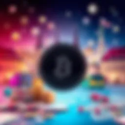 A visual representation of the Prague Bonus with a colorful background showing money and travel icons.