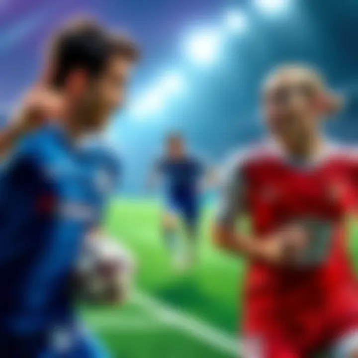 Chris Winterburn analyzes upcoming Premier League matches with a soccer theme, highlighting teams like Chelsea and Arsenal in action.