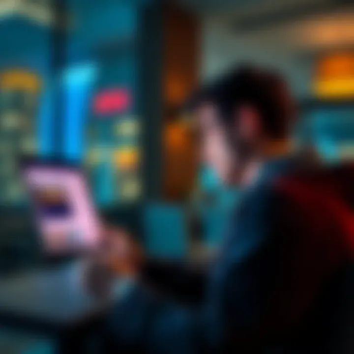 A person looking at a hotel booking site with questions about Premium Rewards cancellation and limits.