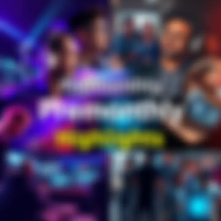 A collage showing key events and discussions from the last Premonthly, featuring community interactions and notable moments.