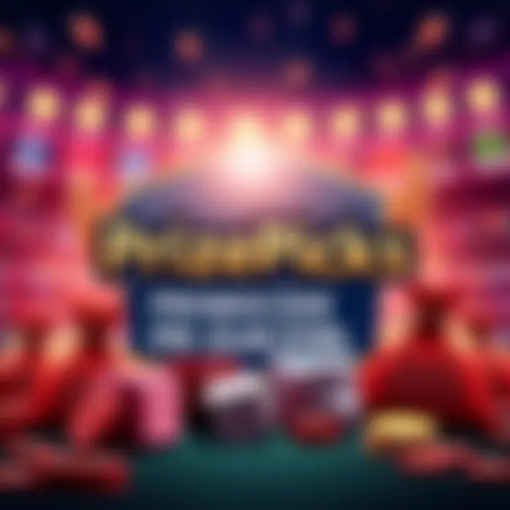 A graphic showcasing the PrizePicks logo with the promo code PR-OUK2DBL prominently displayed, along with sports betting icons like dice and money bags.