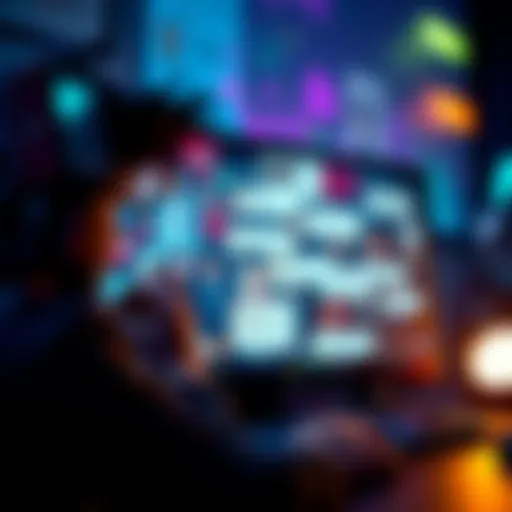 A chaotic discussion around PrizePicks with various comments and reactions displayed on a computer screen