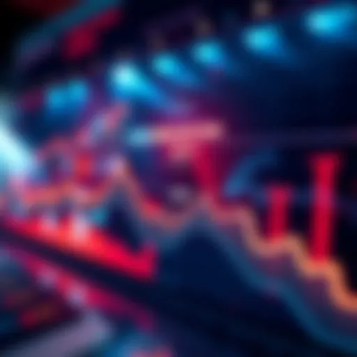 A chart showing breakeven point with profits and losses visually represented, highlighting financial performance