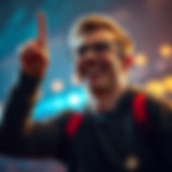 A person celebrating their success with a big smile after completing a month of challenges, showing determination and pride.