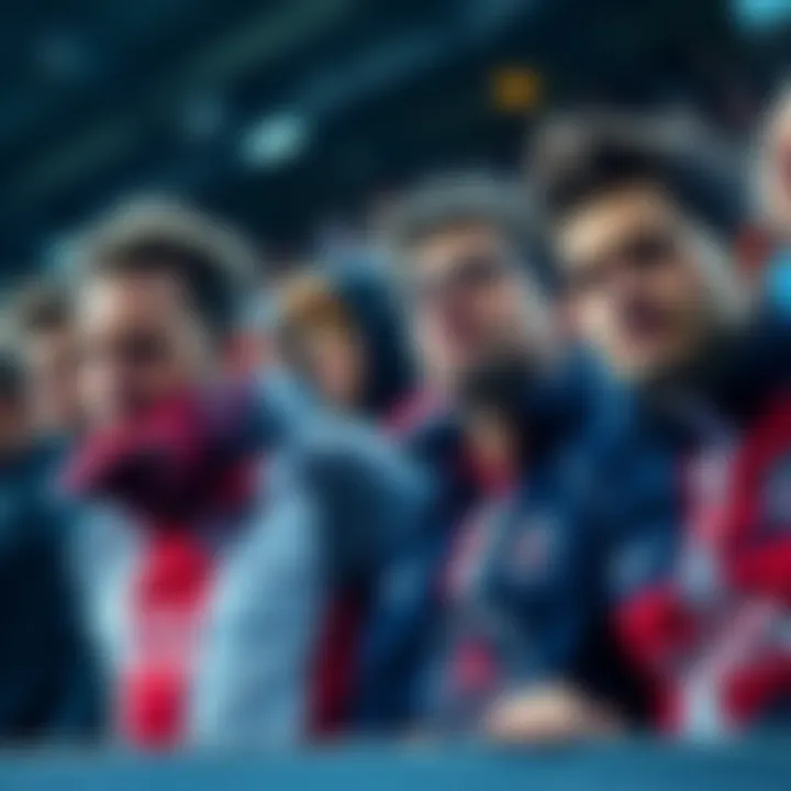 Disappointed Paris Saint-Germain Fans Fans showing disappointment over PSG's recent performance with sad expressions and team jerseys
