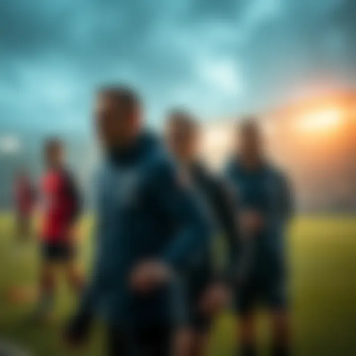 PSG vs Marseille match preview Players from PSG and Marseille warming up before a crucial match