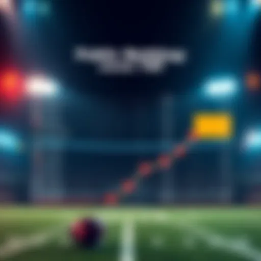 Chart showing top 10 bets placed by fans for the Thursday Night Football game