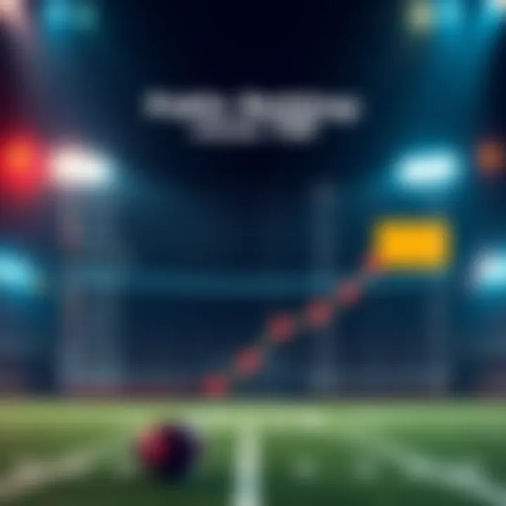 Chart showing top 10 bets placed by fans for the Thursday Night Football game