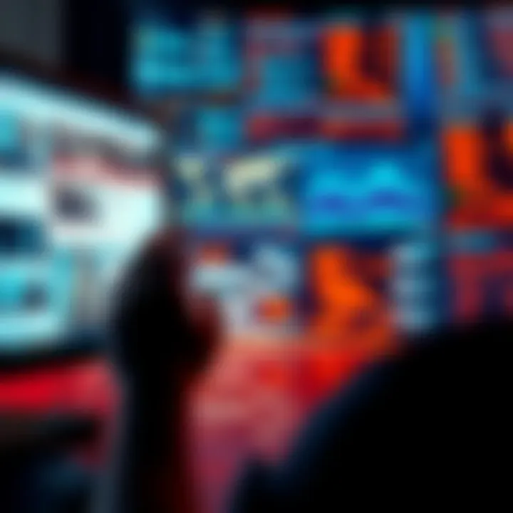Question about Truth A person looking thoughtfully at a computer screen filled with news articles and data, pondering the truth behind current claims.