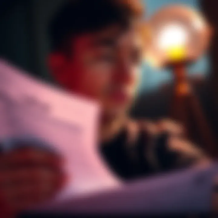 A person looking at a document with a concerned expression, symbolizing doubts about its validity.