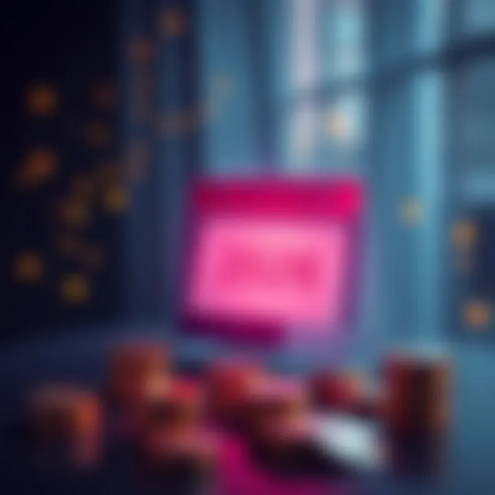 A graphic showing a calendar with a highlighted date and money symbols to represent Rakeback payments