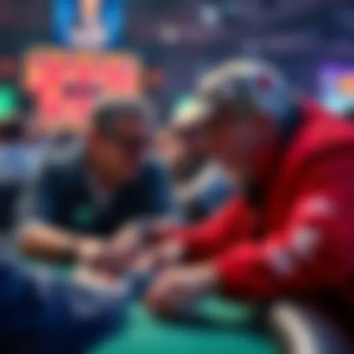 Ralph Perry, the chip leader, faces off against Tony G during a crucial hand at WSOP 2026