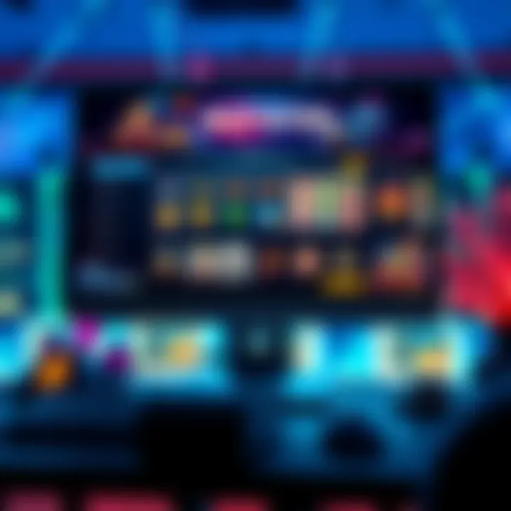 A computer screen displaying the Reefspins online casino interface with vibrant slots and crypto options.