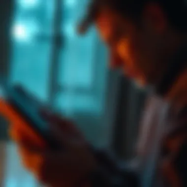 A person looking thoughtfully at a photo album, recalling past choices and lessons learned.