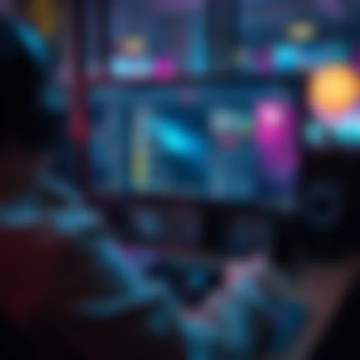 Reliable Platform for VEGAS-X A person using a computer to find a trustworthy platform for VEGAS-X gaming, showcasing an online forum on the screen.