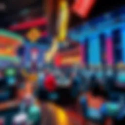A view of popular casino games in Reno with players engaging at tables