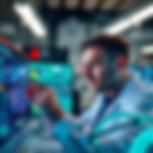 Research Challenges A researcher looking at data on a computer screen, expressing concern over unexpected results