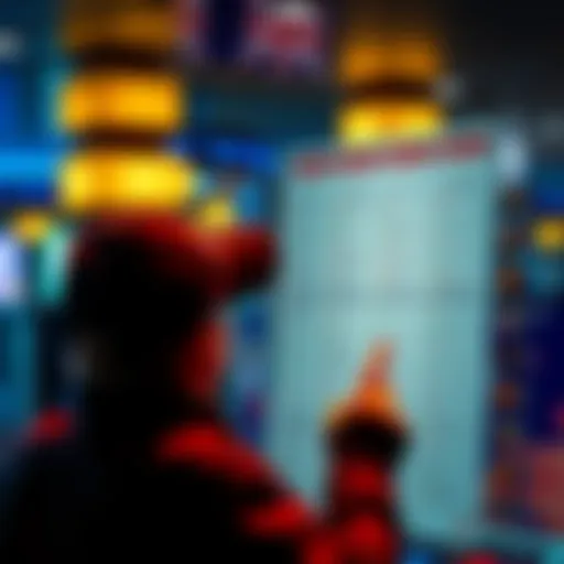 A person looking at a list of rewards like hotel rooms and buffets, comparing options for value.