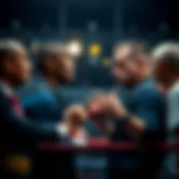 People discussing the performance of Montes, highlighting differing views after his loss to an unknown fighter.