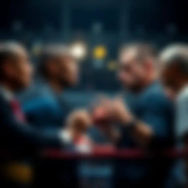 People discussing the performance of Montes, highlighting differing views after his loss to an unknown fighter.