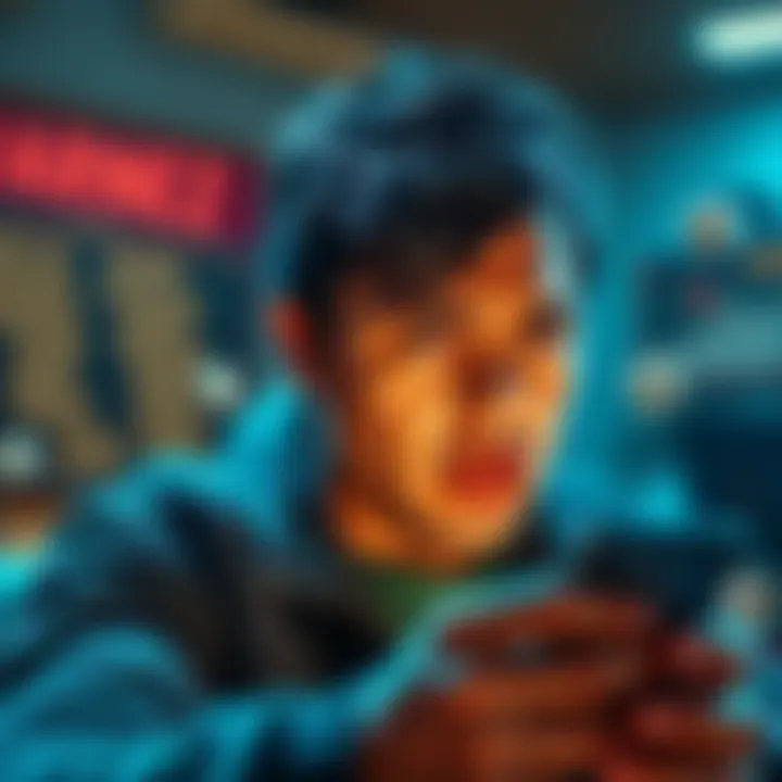 A person looking worried while checking betting odds on a smartphone, with dice and money symbols in the background.