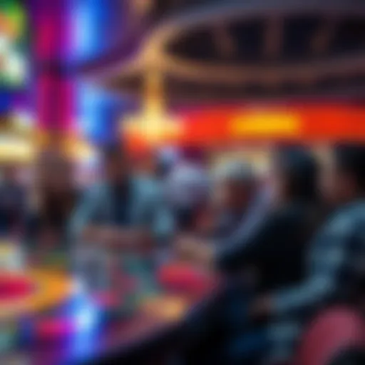 A group of disappointed guests at Cache Creek Casino discussing the removal of the Roll-to-Win table.