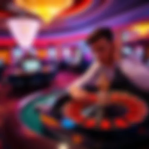 A player looks confused at a roulette table with chips in hand at Tropicana AC casino.