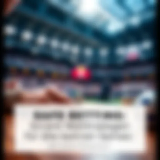 A person placing a bet on a sports game with cash on the table