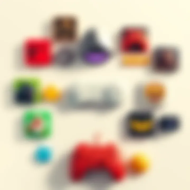 A collection of game icons representing 11 safe gaming options for February 26, displayed on a bright background.