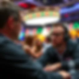 Sean Perry discusses Daniel Negreanu during the WSOP $50K High Roller event