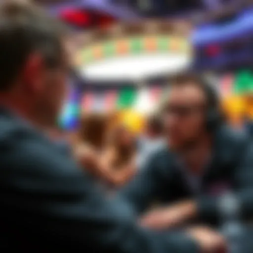Sean Perry discusses Daniel Negreanu during the WSOP $50K High Roller event
