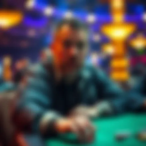 Sean Perry looking shocked after losing a large amount of money at the poker table during the WSOP