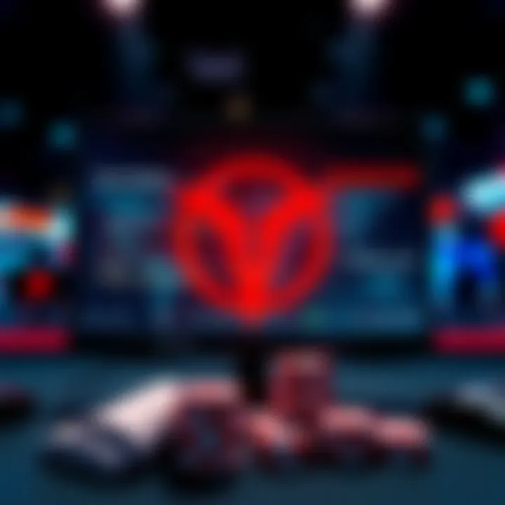 Illustration showing a computer screen with signs of hacking, highlighting weak passwords and SMS authentication issues in online poker.