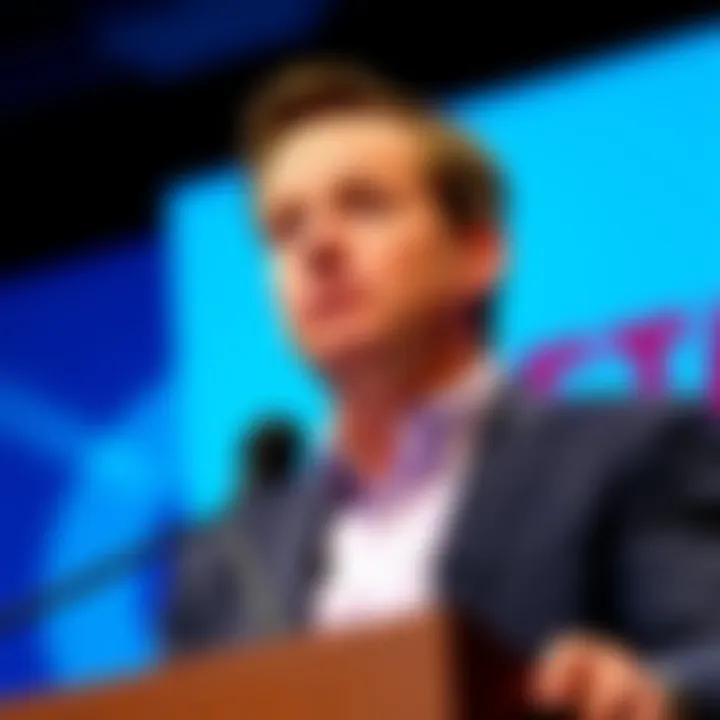 Senator Chris Murphy addressing an audience about regulation of prediction markets