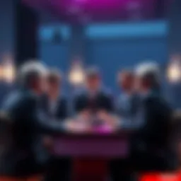 Group of senators engaged in discussion, analyzing strategies for better decision-making.