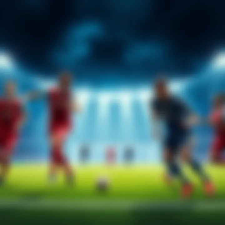 Players in action during a thrilling Serie A 2026 match, showcasing top teams competing fiercely for the title.