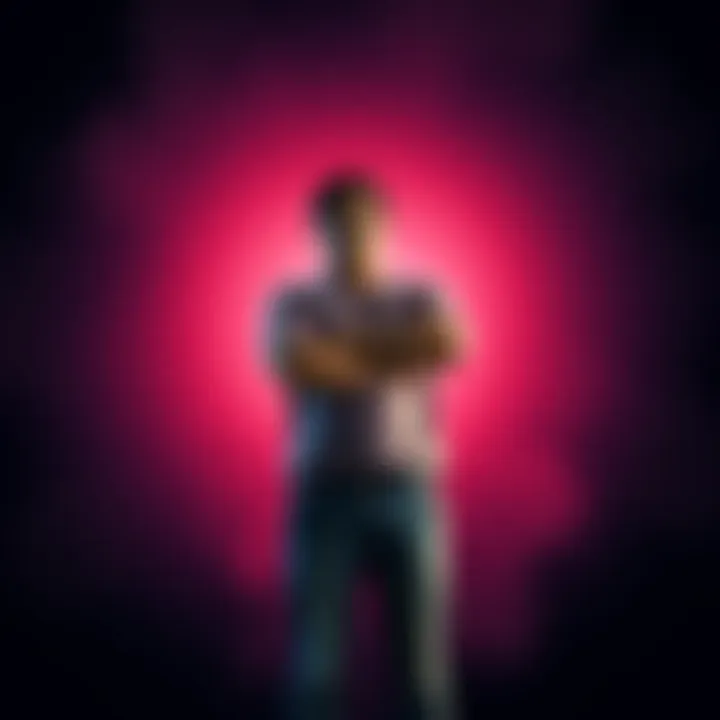A person standing confidently with arms crossed, symbolizing self-restraint and personal growth.