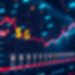 A graph showing a decline in S&G rankings with monetary symbols indicating profitability issues.